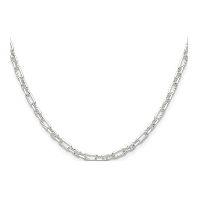 Sterling Silver 4mm Diamond-Cut Cable Chain – view 2