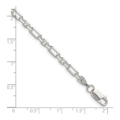 Sterling Silver Diamond-Cut Cable Chain Bracelet – view 2