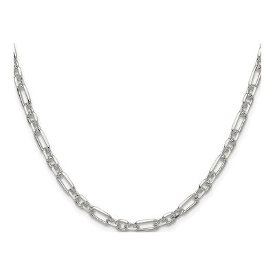 Sterling Silver 4.5mm Diamond-Cut Cable Chain – view 2