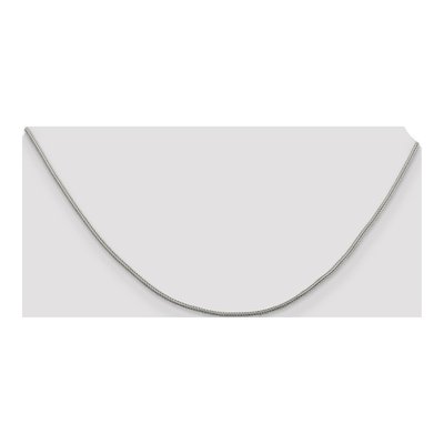 Sterling Silver 1.25mm Diamond-Cut Round Franco Chain – view 4