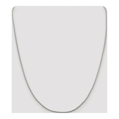 Sterling Silver 1.25mm Diamond-Cut Round Franco Chain – view 4