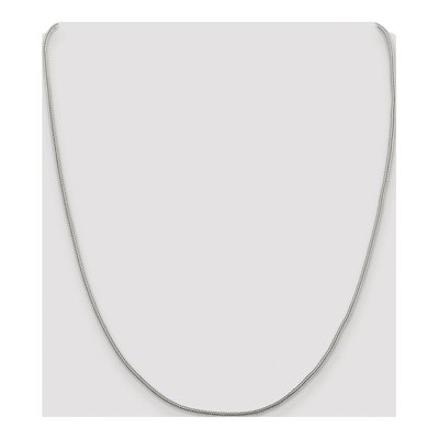 Sterling Silver 1.25mm Diamond-Cut Round Franco Chain – view 4