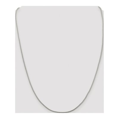 Sterling Silver 1.25mm Diamond-Cut Round Franco Chain – view 4