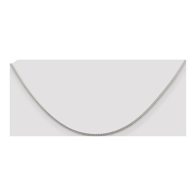 Sterling Silver 1.45mm Diamond-Cut Round Franco Chain – view 4