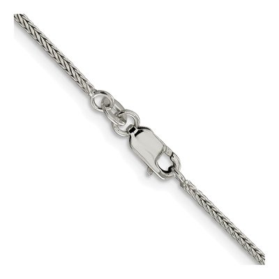 Sterling Silver 1.45mm Diamond-Cut Round Franco Chain – view 3