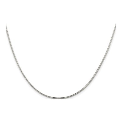 Sterling Silver 1.45mm Diamond-Cut Round Franco Chain – view 2