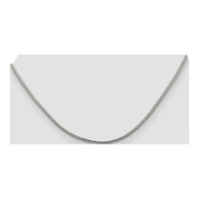 Sterling Silver 2mm Diamond-Cut Round Franco Chain – view 4