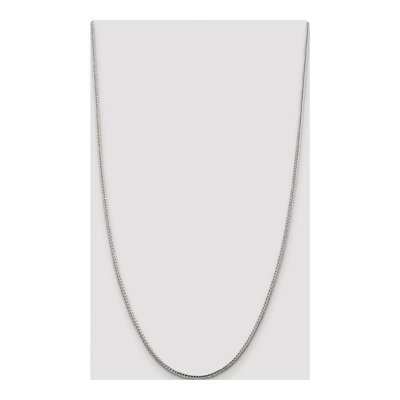 Sterling Silver 2mm Diamond-Cut Round Franco Chain – view 4