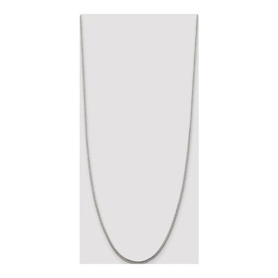 Sterling Silver 2mm Diamond-Cut Round Franco Chain – view 4