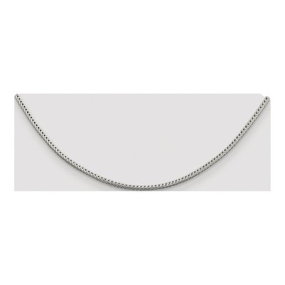 Sterling Silver 2.5mm Diamond-Cut Round Franco Chain – view 4