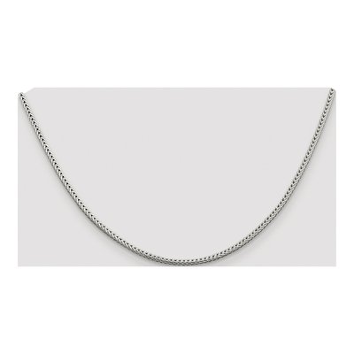 Sterling Silver 2.5mm Diamond-Cut Round Franco Chain – view 4