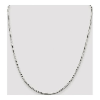 Sterling Silver 2.5mm Diamond-Cut Round Franco Chain – view 4