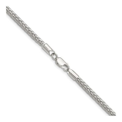 Sterling Silver 3.4mm Diamond-Cut Round Franco Chain – view 3