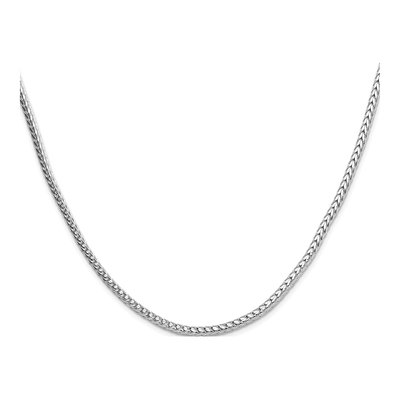 Sterling Silver 3.4mm Diamond-Cut Round Franco Chain – view 2