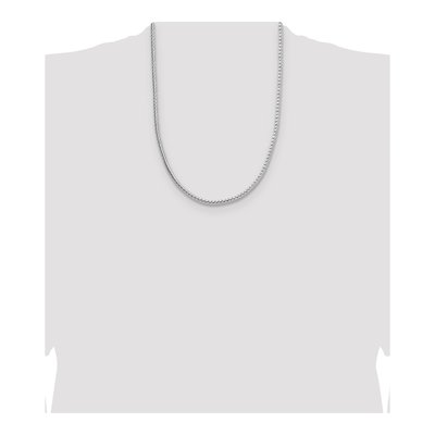 Sterling Silver 3.8mm Diamond-Cut Round Franco Chain – view 4