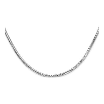 Sterling Silver 3.8mm Diamond-Cut Round Franco Chain – view 2
