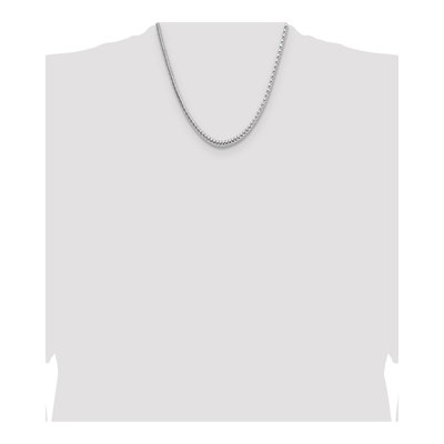 Sterling Silver 3.8mm Diamond-Cut Round Franco Chain – view 4