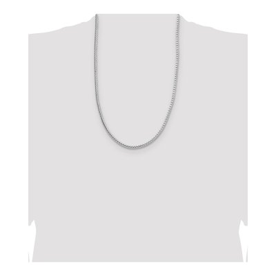 Sterling Silver 3.8mm Diamond-Cut Round Franco Chain – view 4