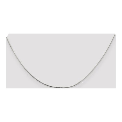 Sterling Silver 0.85mm Diamond-Cut Snake Chain – view 4