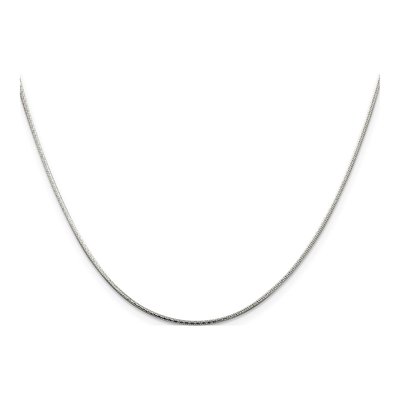 Sterling Silver 1.25mm Diamond-Cut Snake Chain – view 2