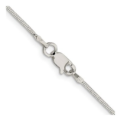 Sterling Silver 1.25mm Diamond-Cut Snake Chain – view 3