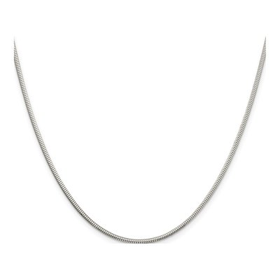 Sterling Silver 2mm Diamond-Cut Snake Chain – view 2