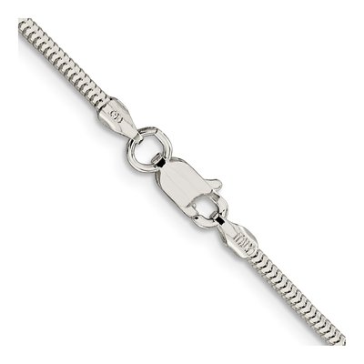 Sterling Silver 2mm Diamond-Cut Snake Chain – view 3