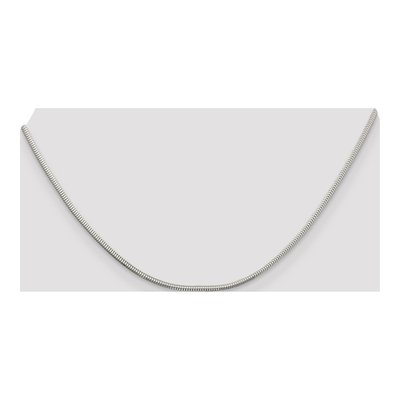 Sterling Silver 2mm Diamond-Cut Snake Chain – view 4