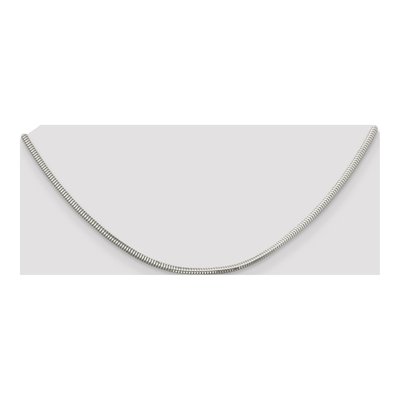 Sterling Silver 2.5mm Diamond-Cut Snake Chain – view 4