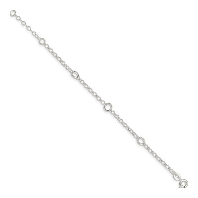 Sterling Silver Rolo Kids' Bracelet – view 2