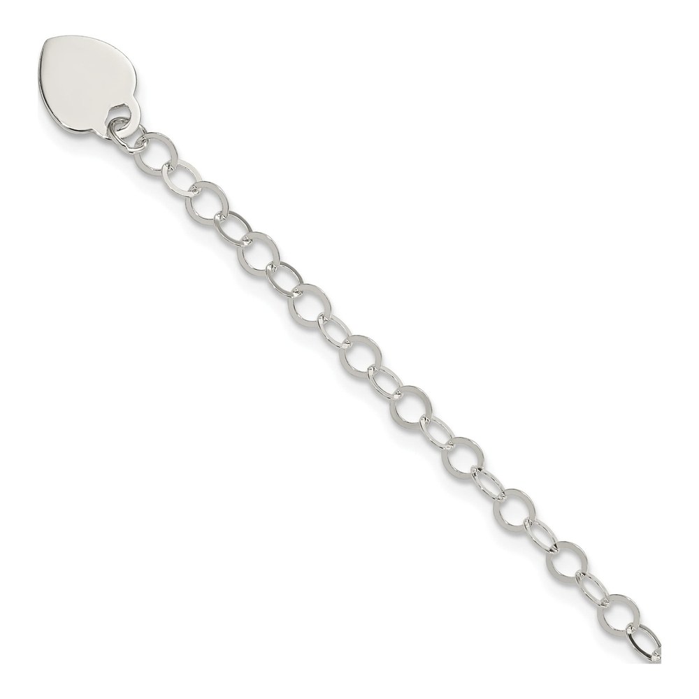 Sterling Silver Heart Kids Bracelet