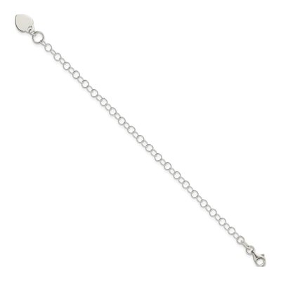 Sterling Silver Heart for Kids Bracelet – view 3