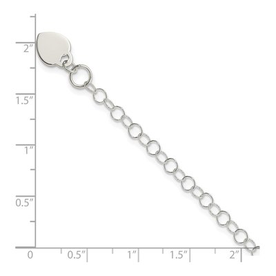 Sterling Silver Heart for Kids Bracelet – view 5