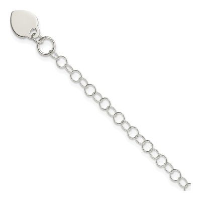 Sterling Silver Heart for Kids Bracelet