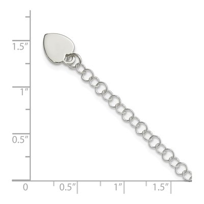 Sterling Silver Round Link Bracelet – view 6