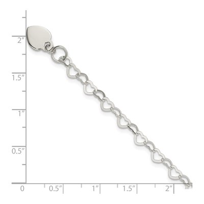 Sterling Silver Fancy Link Bracelet – view 4