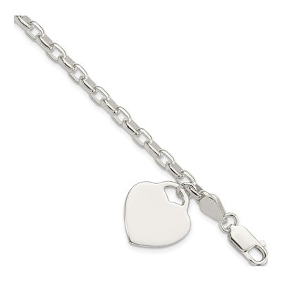 Sterling Silver Heart Bracelet