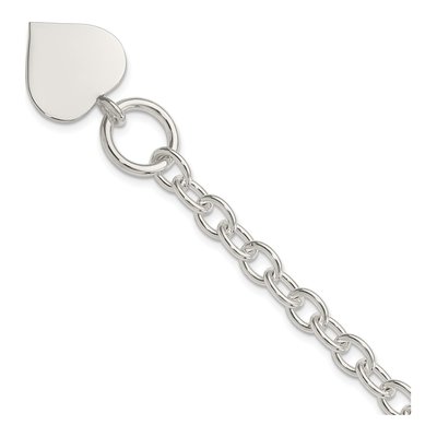 Sterling Silver Heart Bracelet