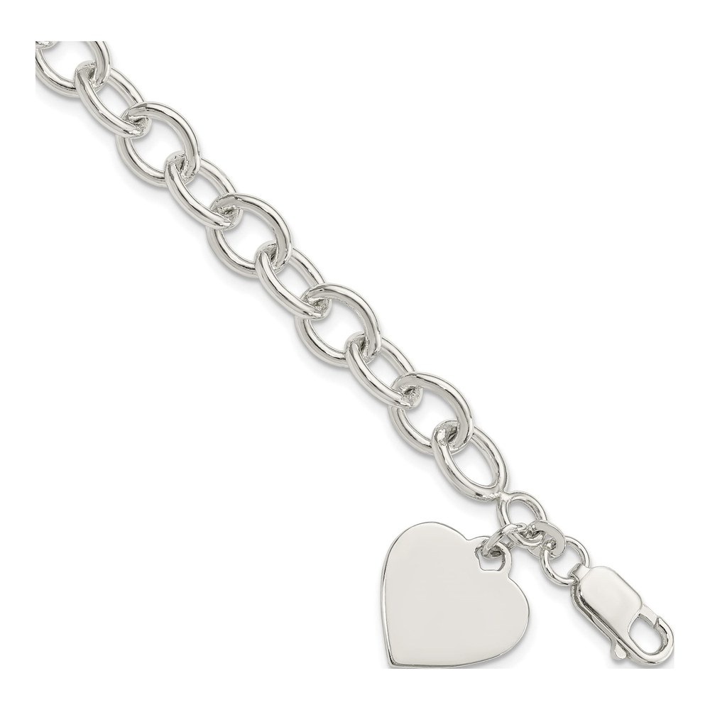 Sterling Silver Heart Bracelet