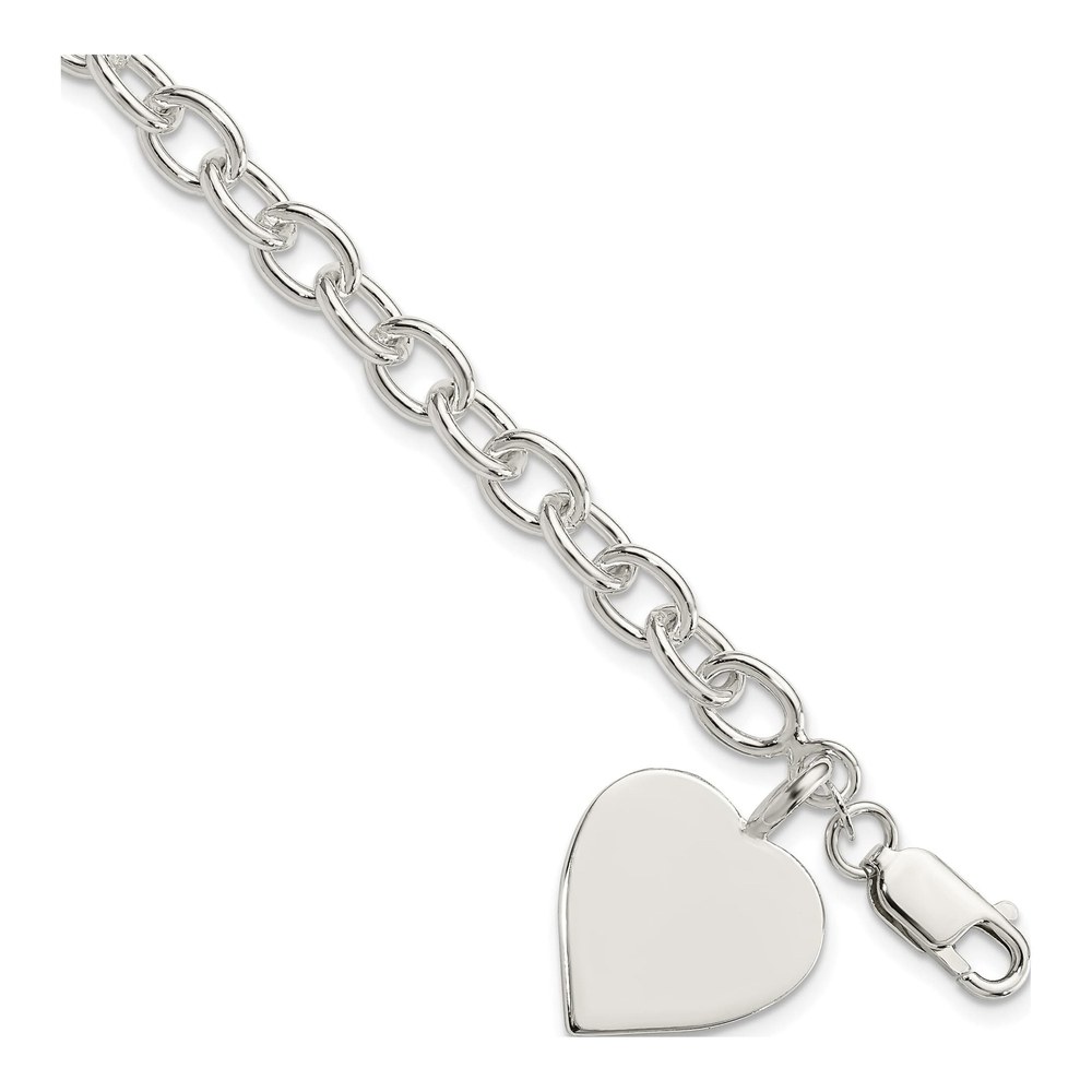 Sterling Silver Heart Bracelet