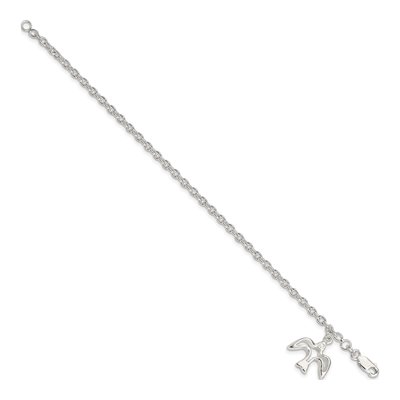 Sterling Silver Dove Bracelet – view 3