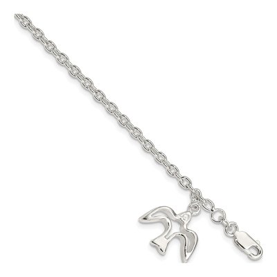 Sterling Silver Dove Bracelet