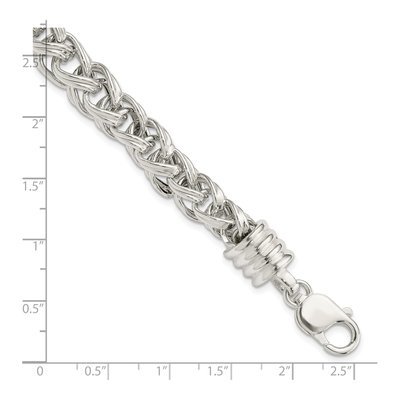 Sterling Silver Fancy Bracelet – view 5