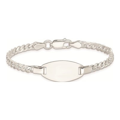 Sterling Silver Kids' ID Bracelet – view 4