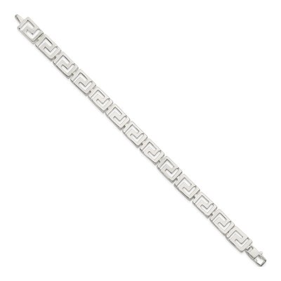 Sterling Silver Greek Key Bracelet – view 3