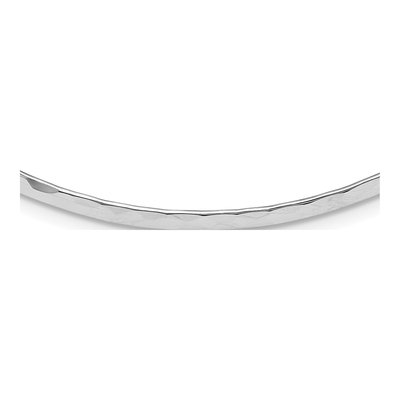 Sterling Silver Hammered Collar Necklace