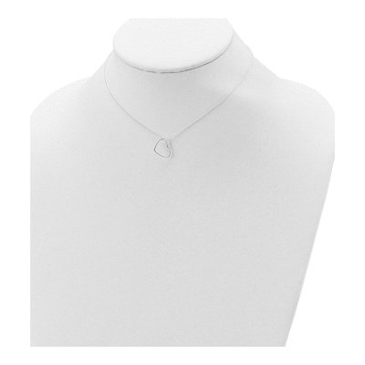 Sterling Silver Heart Pendant Necklace – view 5