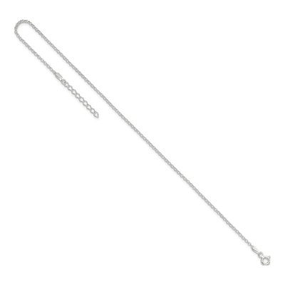 Sterling Silver 1.5mm Rolo Chain Anklet – view 8