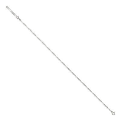 Sterling Silver 2mm Rolo Chain Anklet – view 3