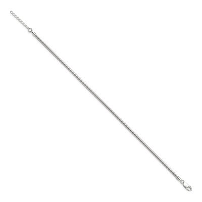 Sterling Silver 2.5mm Snake Chain Anklet – view 3